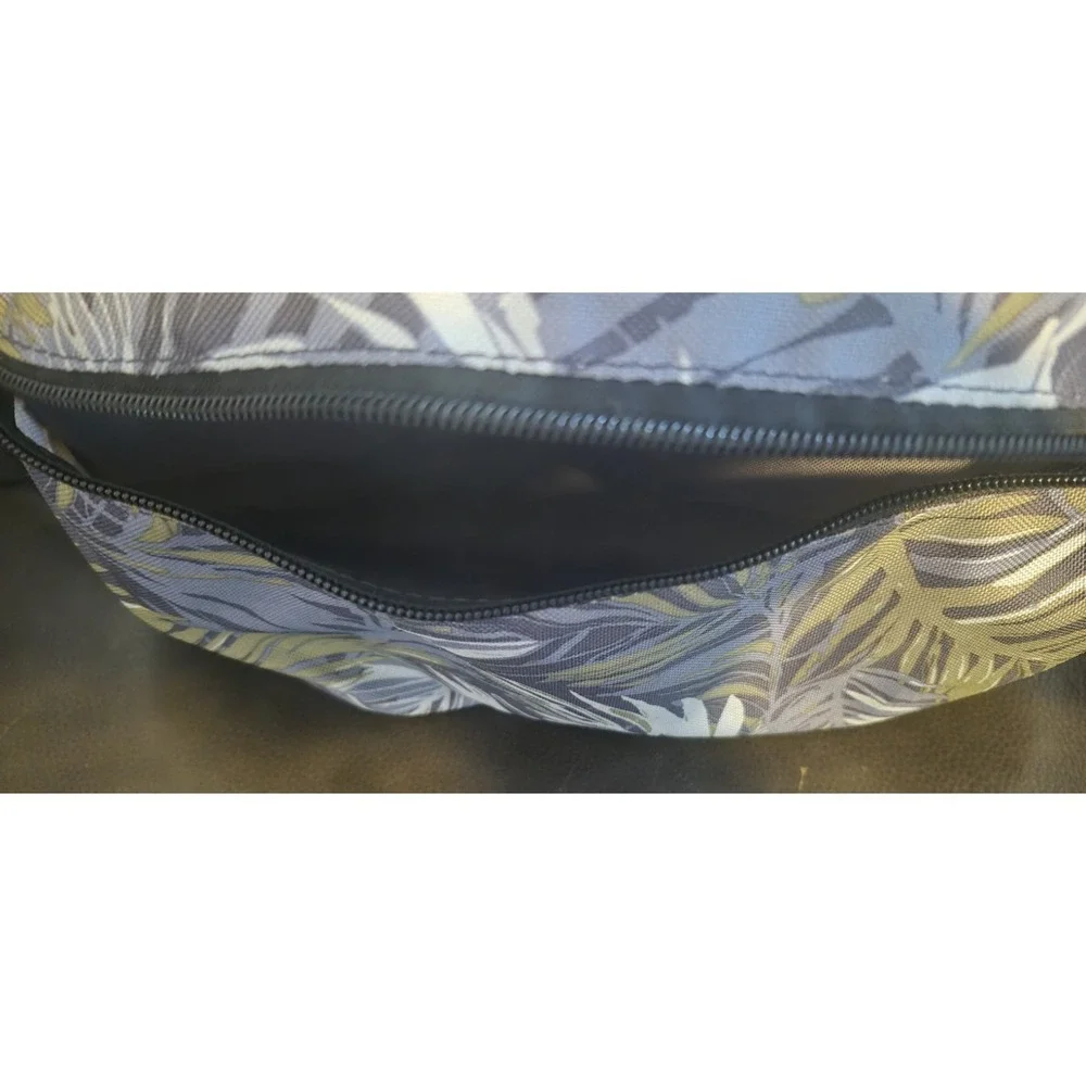 Leaf Print‎ Backpack  Tropical Pattern School Travel Daypack